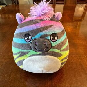 KellyToys Squishmallows Ravalia The Rainbow Zebra 5" Plush Toy